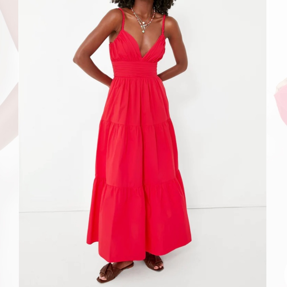 Red Braided Strap Monomoy Maxi Dress Tuckernuck